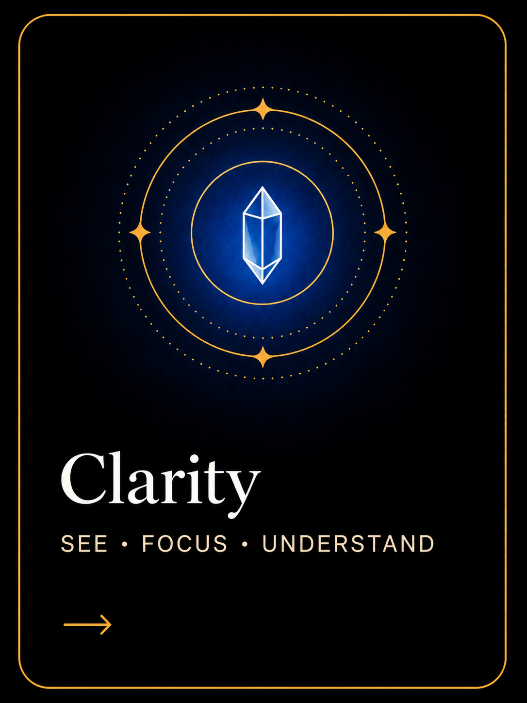 Clarity intention collection cover