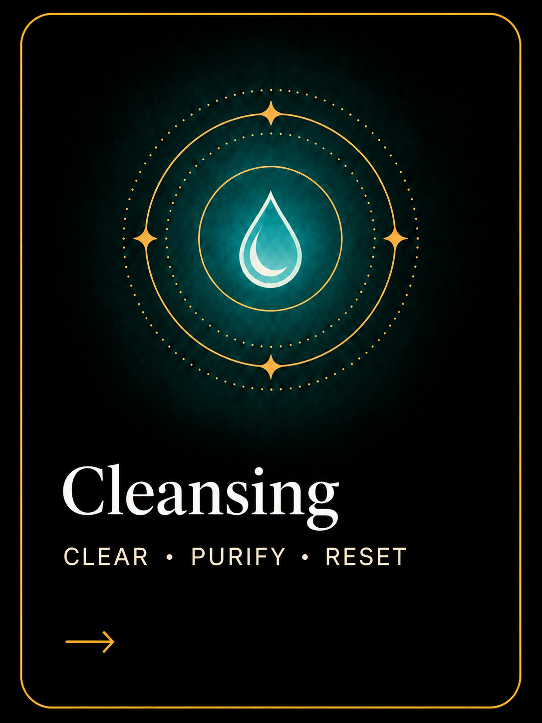 Cleansing intention collection cover