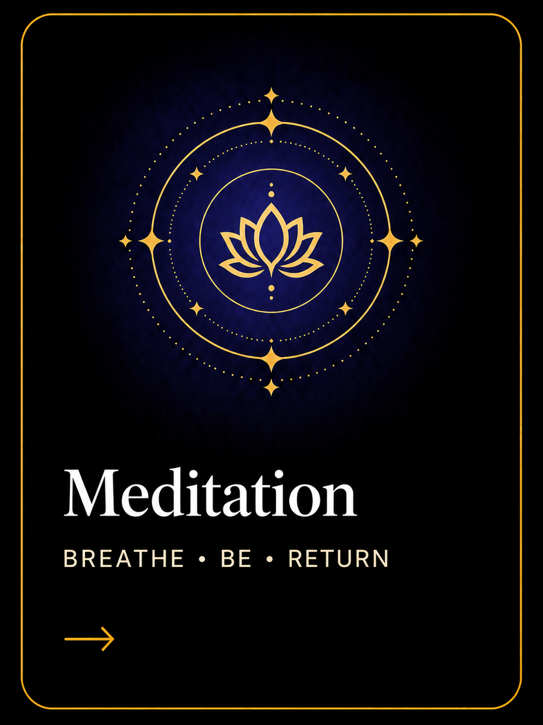 Meditation intention collection cover