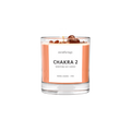 Chakra 2 Sunstone Gemstone Candle