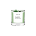 Chakra 4 Aventurine Gemstone Candle
