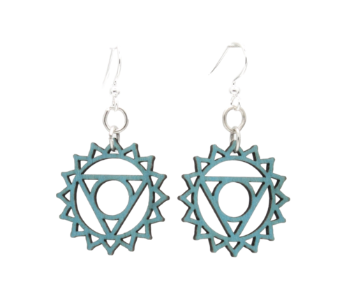 Vishuddha Chakra Earrings #1632