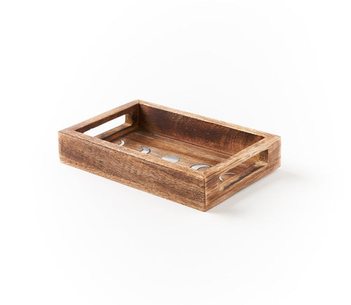 Jyotisha Celestial Rectangular Catch-all Tray  - Brass Inlay