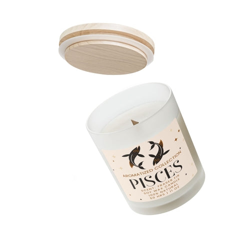 Fische Fraser Fir Sternzeichenkerze, Aromatherapie-Geschenk, Geburtstagskerze,