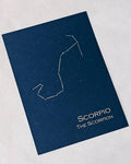 Scorpio zodiac wall poster