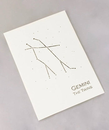 Gemini zodiac wall poster