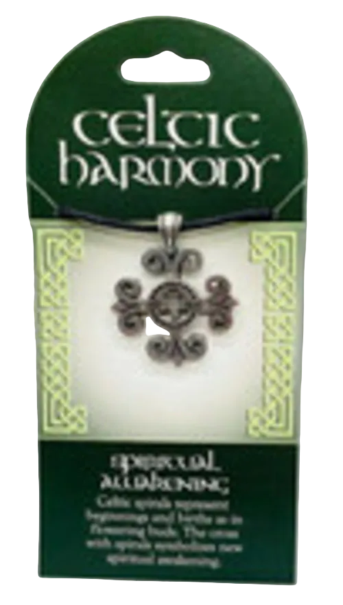 Celtic Spiral Pendant — Cord Included | THE XIII HOUSE — product image 1