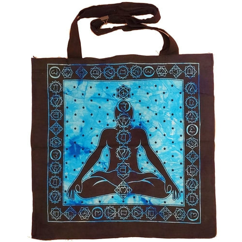 Sieben Chakras Avatar Meditation Batik Markttasche Canvas-Grafik