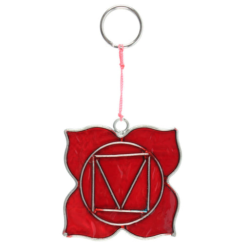 Wurzelchakra Symbol Mini-Sonnenfänger