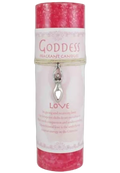 Pink Love Pillar Candle & Goddess Necklace — product image