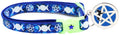 Witch's Familiar on Sapphire Cat Collar