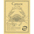 Cancer zodiac parchment poster, SKU EPCAN