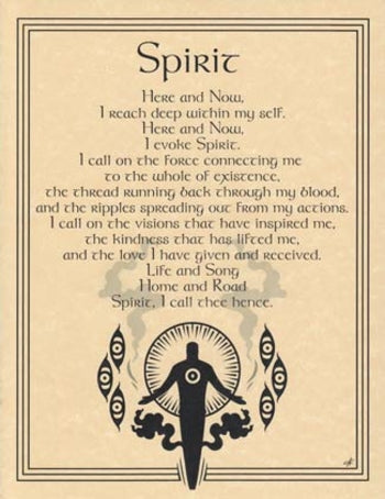 Spirit Evocation occult art poster