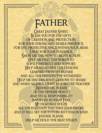 Great Father Spirit occult art poster