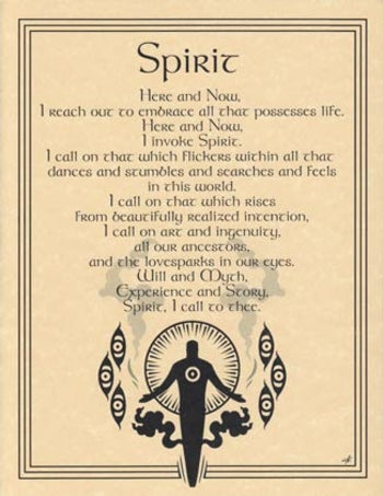 Spirit Invocation occult art poster