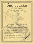 Sagittarius zodiac poster