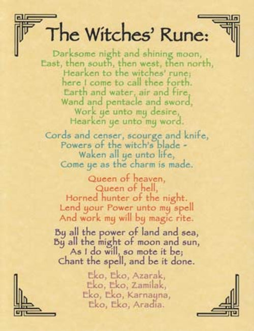 Witches' Rune poster