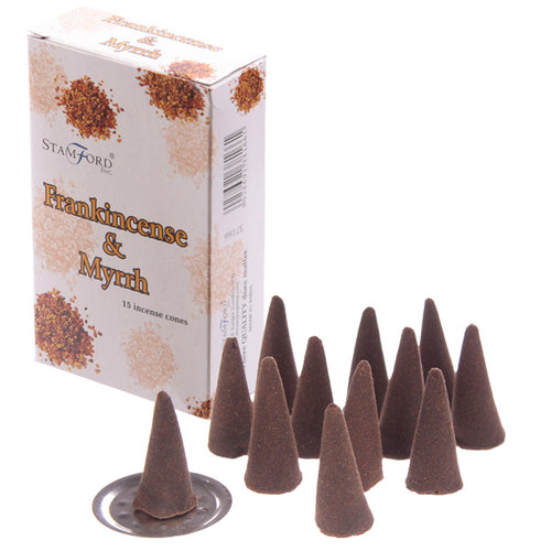 Stamford Hex Räucherkegel - Weihrauch und Myrrhe