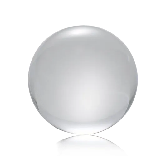 Clear Glass Crystal Sphere — Decorative Accent — product image 6