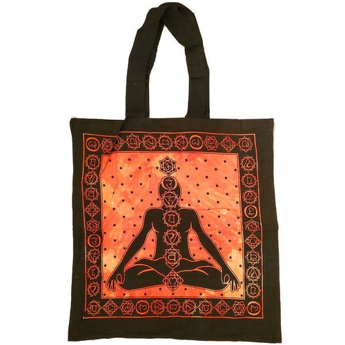 Sieben Chakras Avatar Meditation Batik Markttasche Canvas-Grafik