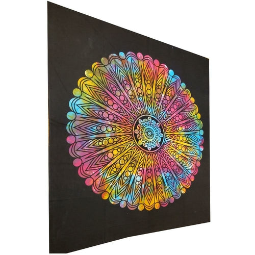 Chakra-Rad-Mandala-Wandteppich