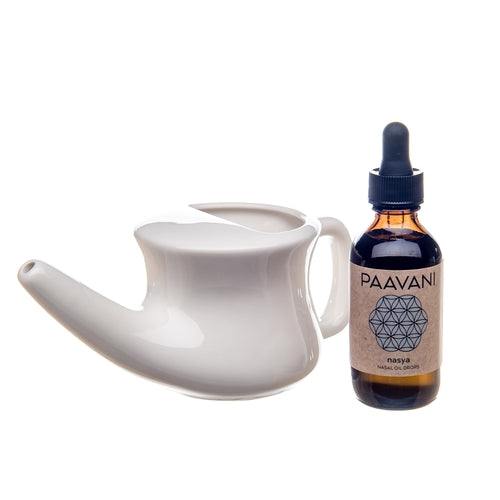 Nasal Care Ritual | Ayurvedic Neti & Nasya Kit for Sinus Health