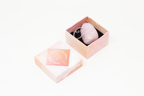 Rose Quartz Keychain Talisman