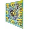 Buddhist Om Symbol Wandteppich Full Size mit Sieben Chakren