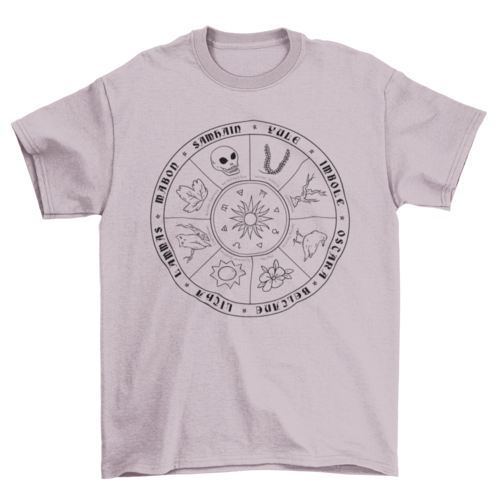 Pagan Calendar Line T-shirt