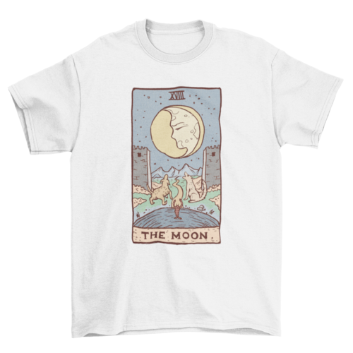 The moon tarot card t-shirt