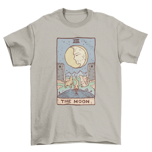 The moon tarot card t-shirt