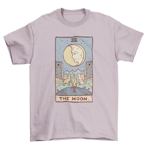 The moon tarot card t-shirt