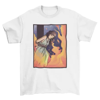 Burning Witch Cigarette T-Shirt