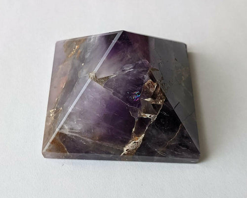 Amethyst-Pyramide, natürliche Amethyst-Pyramide, Heilkristall
