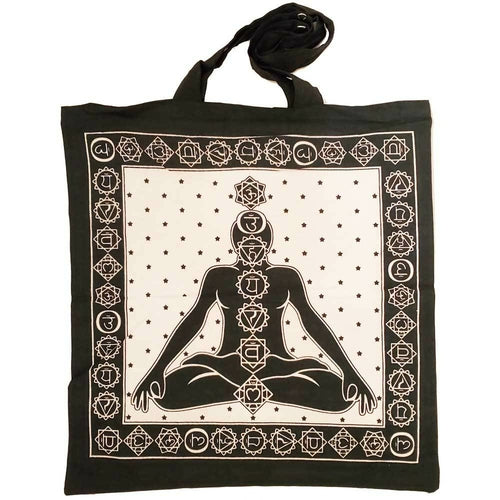 Sieben Chakras Avatar Meditation Batik Markttasche Canvas-Grafik
