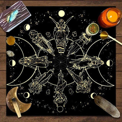 Tarot Tablecloth Cloth Have Your Power Mandala
