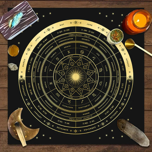 Tarot Tablecloth Cloth Have Your Power Mandala