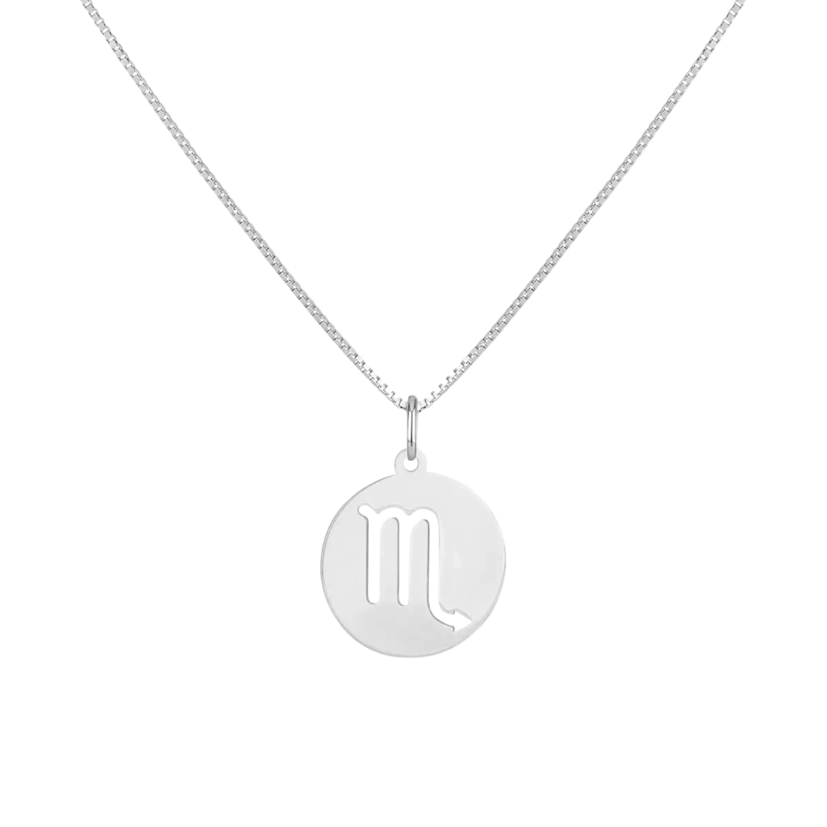 Scorpio Sterling Silver Zodiac Necklace — product image 1