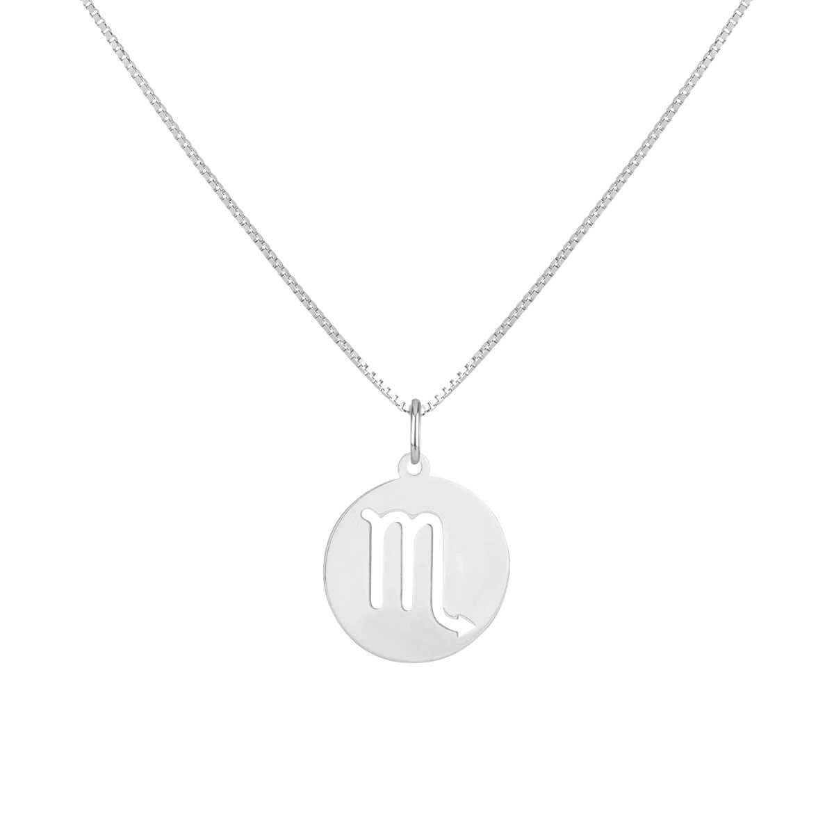 Scorpio Sterling Silver Zodiac Necklace — product image 2