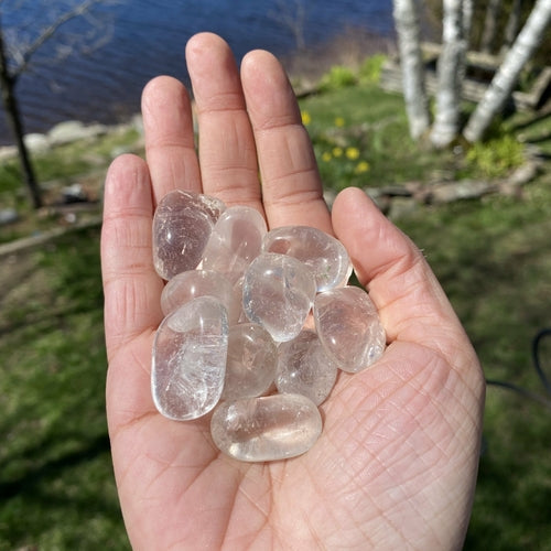 Clear Quartz Tumbled Crystal Stones
