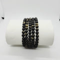 Gold-Sheen Obsidian Bracelet — 6 mm Stretch Beads | THE XIII HOUSE — product image 1