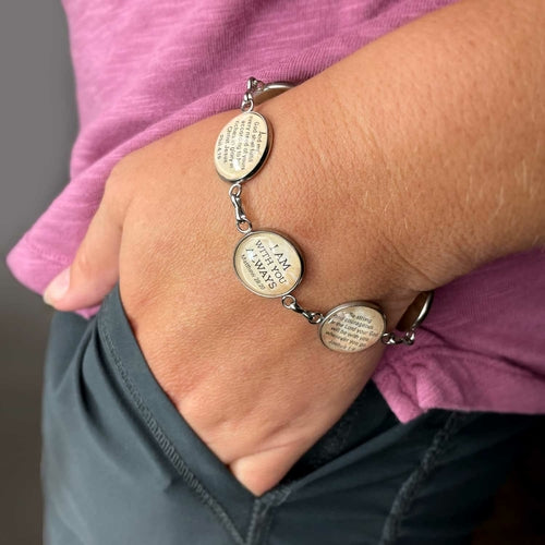 The Green Promise — Irish Blessing Charm Bracelet