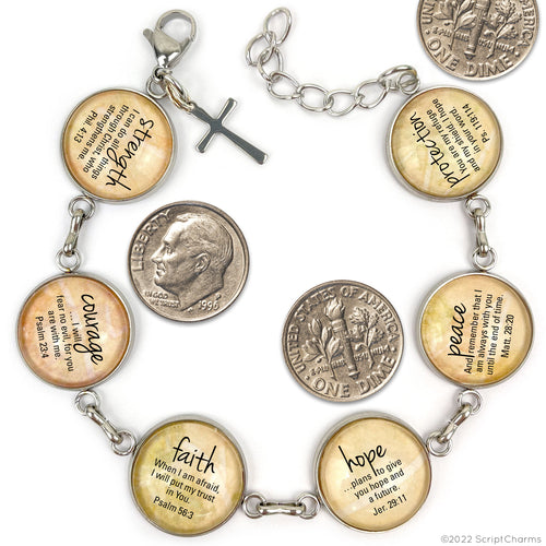 The Green Promise — Irish Blessing Charm Bracelet