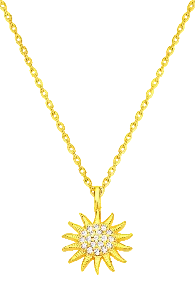 The Solar Light Sterling Silver Necklace — product image