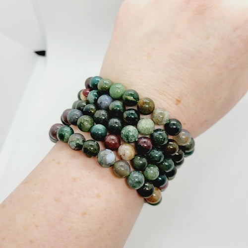 Bunte Achat-Armbänder Halbedelstein Reiki