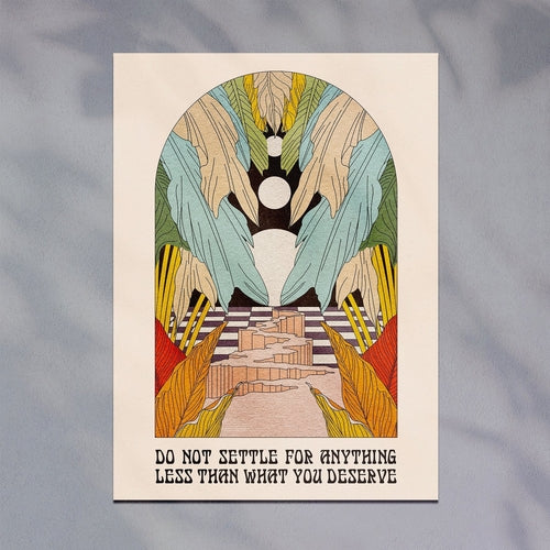 Don't Settle Celestial Art Print