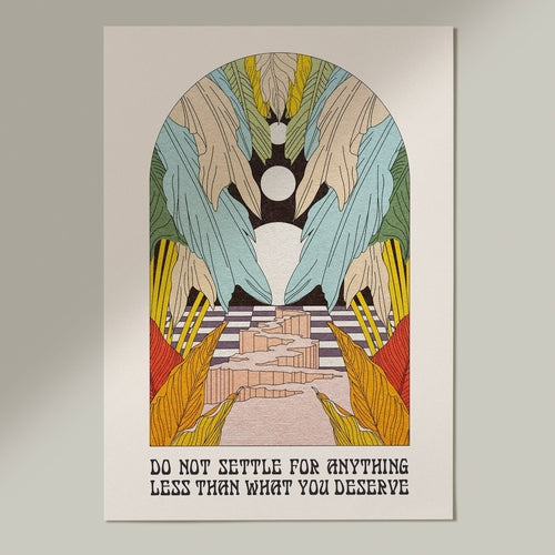 Don't Settle Celestial Art Print