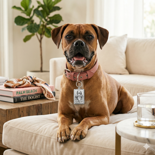 Hierophant Mystic Tarot Pet ID Tag & Charm