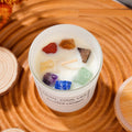 Natürliche Kristallstein-Aromatherapiekerze aus Sojawachs, rauchfreie Kerzen