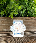 Wassermann Sternzeichen Tarotkarte |Aufkleber oder Magnet